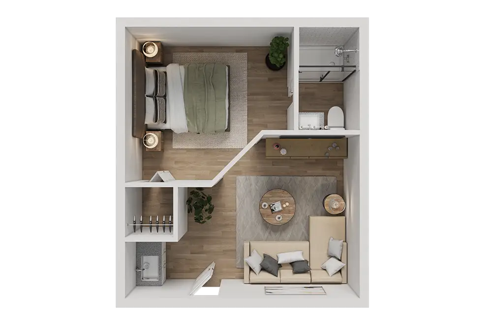 Photo of a floor plan