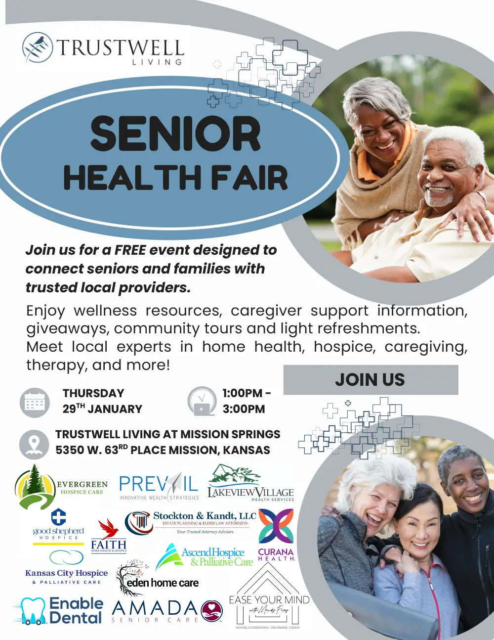 Photo of an event flyer