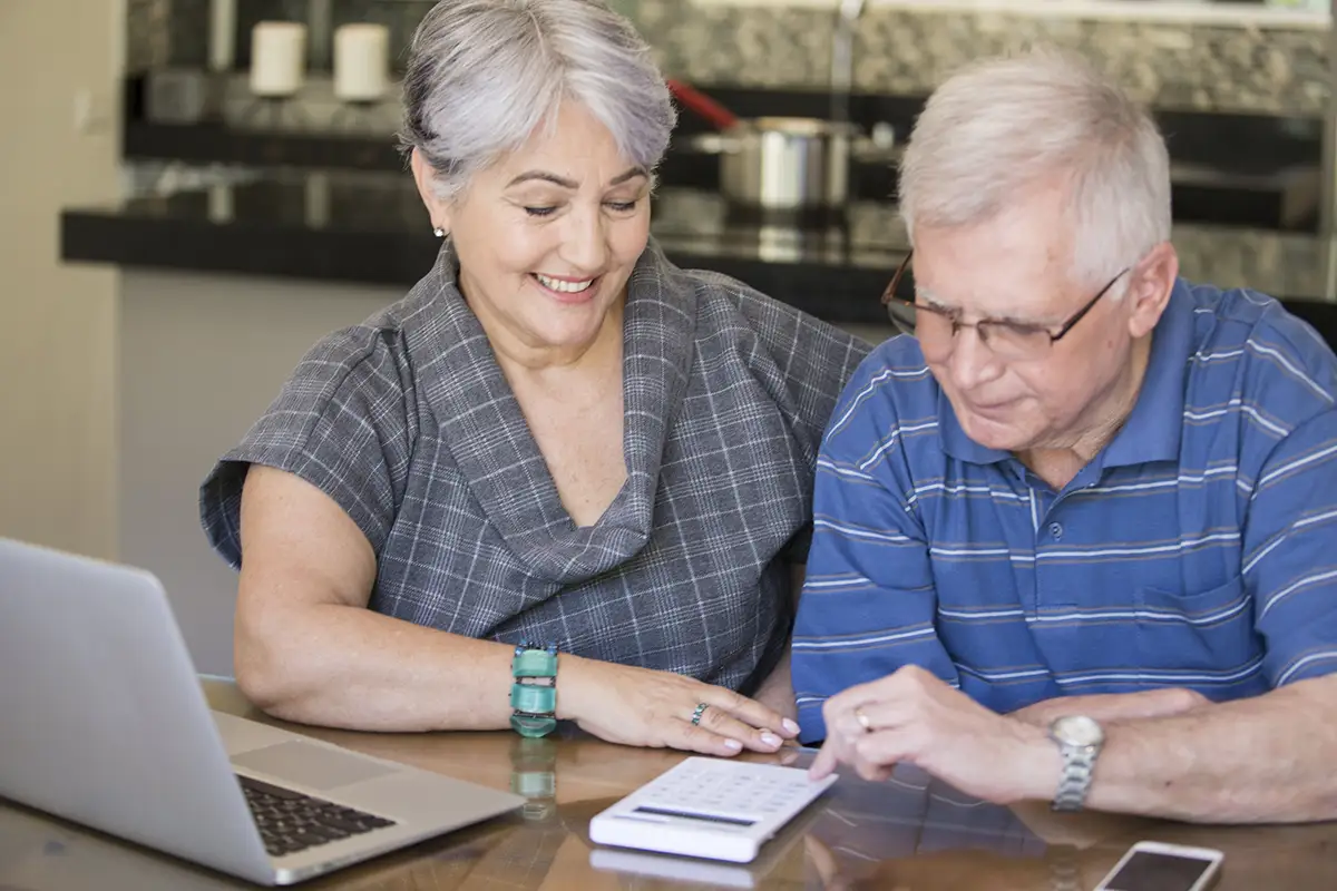 Photo of a senior couple